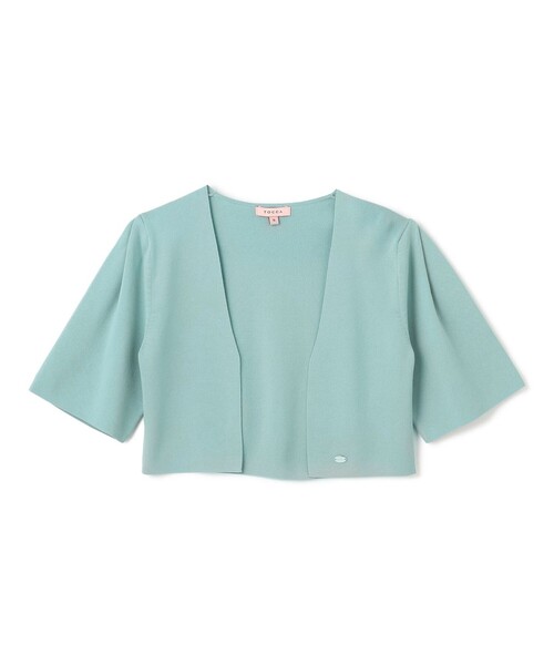 TOCCA（トッカ）の「CREPE BOLERO ボレロ（カーディガン/ボレロ・レディース・アイボリー系/ライトグリーン系/ピンク系・SMALL/MEDIUM）」の12枚目の写真