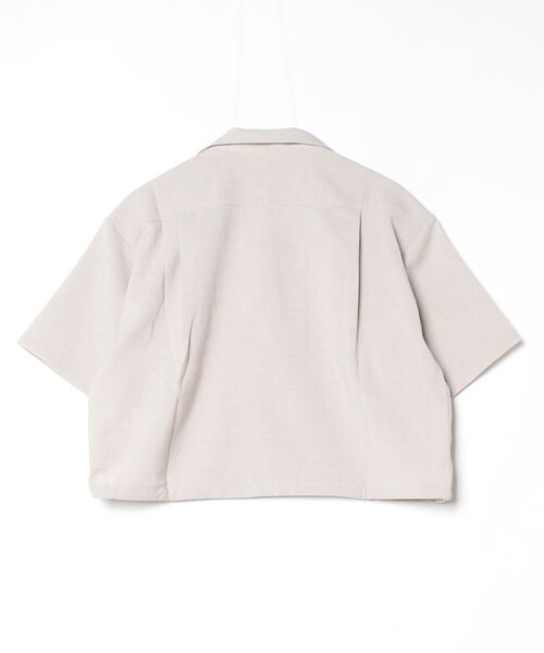 ブラウス シャツ 「THOUSAND MILE」SHORT SLEEVE SHIRT LINEN LIKE CHECK ショートスリーブシャツ　リネン THOUSAND MILE シャツ 「THOUSAND MILE」SHORT SLEEVE SHIRT