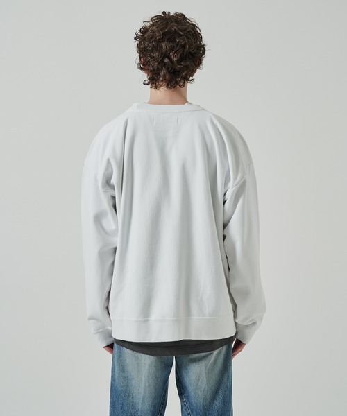In・stru(men-tal).(インストルメンタル)の「【MIHARAYASUHIRO/ミハラヤスヒロ】CREW NECK PULLOVER(スウェット・メンズ・ブラック/ホワイト・50/48/46/44)」の6枚目の写真