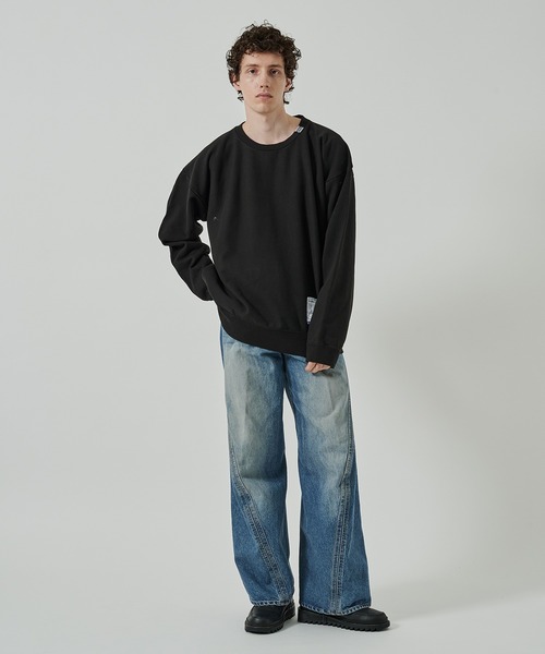 In・stru(men-tal).(インストルメンタル)の「【MIHARAYASUHIRO/ミハラヤスヒロ】CREW NECK PULLOVER(スウェット・メンズ・ブラック/ホワイト・50/48/46/44)」の12枚目の写真