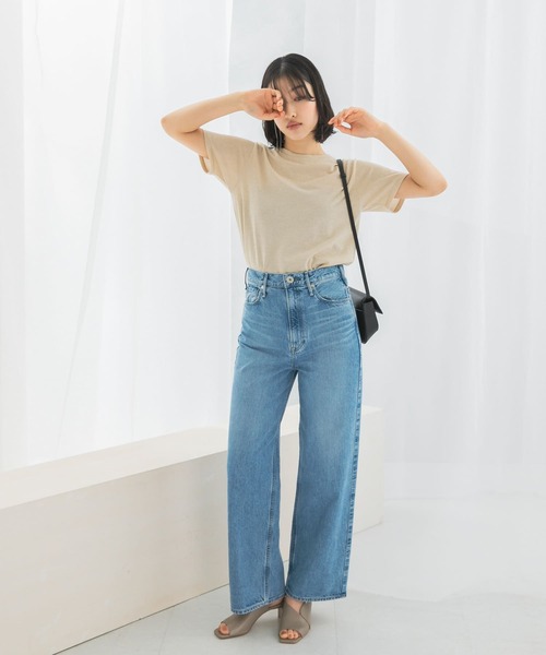 URBAN RESEARCH ROSSO WOMEN（アーバンリサーチ　ロッソ）の「ラメカットソー（Tシャツ/カットソー・レディース・グレー系その他/ゴールド・FREE）」の5枚目の写真