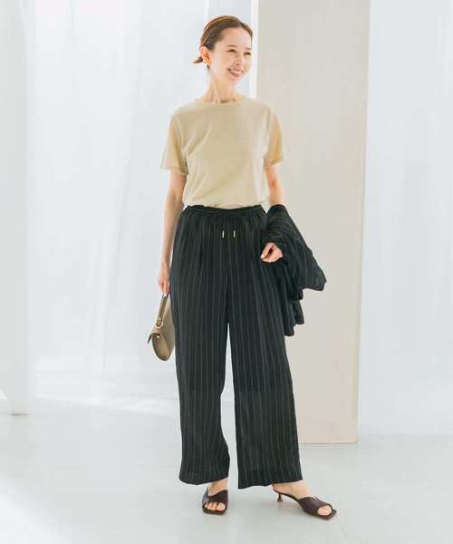 URBAN RESEARCH ROSSO WOMEN（アーバンリサーチ　ロッソ）の「ラメカットソー（Tシャツ/カットソー・レディース・グレー系その他/ゴールド・FREE）」の6枚目の写真