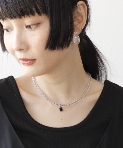 ネックレス K10ピンクゴールド ダイヤモンド(4月誕生石