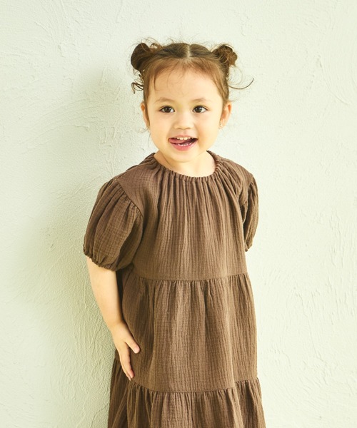 sea and shells by pairmanon（シーアンドシェルズバイペアマノン）の「【sea and shells by pairmanon】フリンジ付き ティアード ワンピース（その他ベビーウェア・キッズ・ブラウン/グリーン系その他/アイボリー・100/110/80/90）」の14枚目の写真