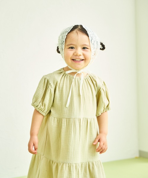 sea and shells by pairmanon（シーアンドシェルズバイペアマノン）の「【sea and shells by pairmanon】フリンジ付き ティアード ワンピース（その他ベビーウェア・キッズ・ブラウン/グリーン系その他/アイボリー・100/110/80/90）」の15枚目の写真