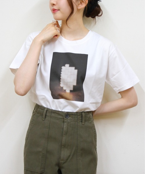 tシャツ MEYAME/メヤメ　フォトTEE　PHOTO TEE レディース セール】MEYAME/メヤメ フォトTEE PHOTO TEE（Tシャツ
