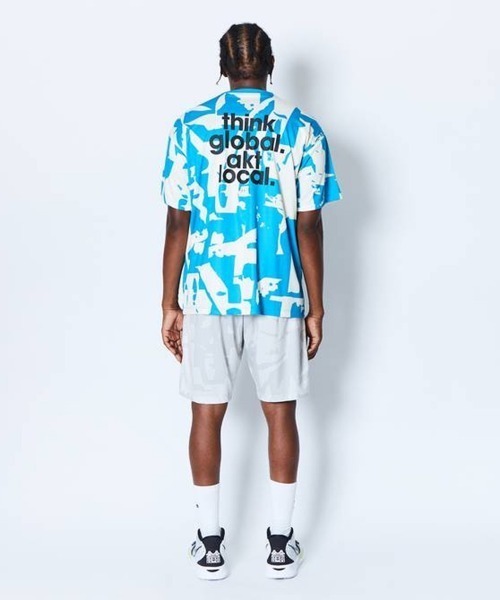 AKTR(アクター)の「AKTR CUT-UP CAMO AKT LOCAL LOOSE FIT SP TEE(アクター カットアップ カモ AKT ローカル ルーズフィット SP ティー)(Tシャツ/カットソー・メンズ・ブラック系/ブルー系・MEDIUM/LARGE/X-LARGE/XX-LARGE)」の14枚目の写真