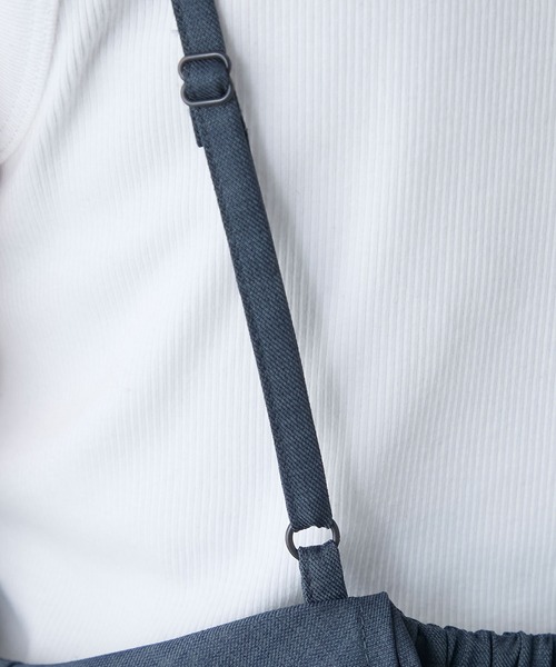 BONLECILL（ボンルシール）の「イージービスチェ風フリルサロペット（サロペット/オーバーオール・レディース・ブラック/チャコールグレー/ベージュ/ブラウン/ベージュ系1/ブラウン系1/ベージュ系2・M/L）」の19枚目の写真