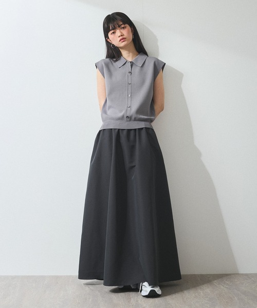 WEB限定】ニットベストドッキングワンピース（ワンピース