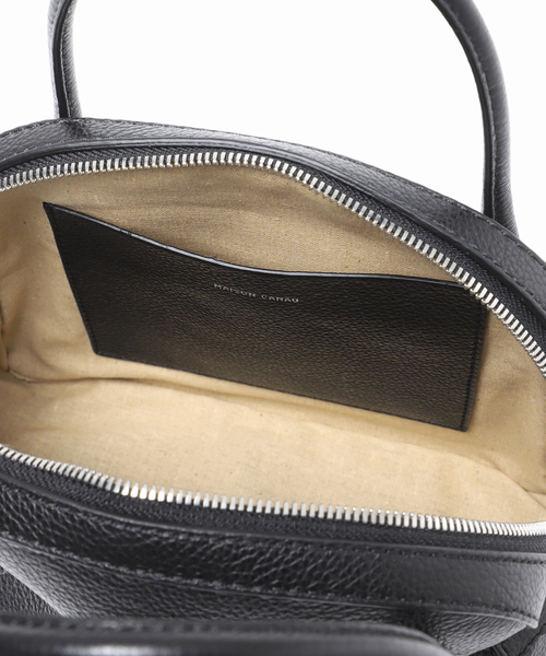plage（プラージュ）の「《追加》MAISON CANAU / メゾン カナウ ROUND BOSTON Sバッグ（ハンドバッグ・レディース・ブラック/グレー・FREE）」の16枚目の写真