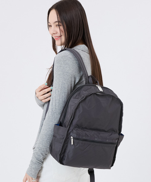 LeSportsac(レスポートサック)の「ROUTE BACKPACK サンダー(バックパック/リュック・レディース・グレー・FREE)」の1枚目の写真