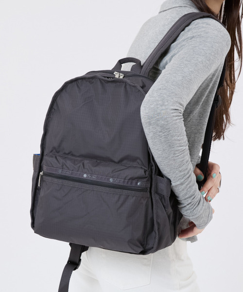 LeSportsac(レスポートサック)の「ROUTE BACKPACK サンダー(バックパック/リュック・レディース・グレー・FREE)」の2枚目の写真