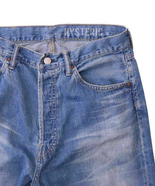 HYSTERIC GLAMOUR genzai バギーデニムパンツ　青　Lサイズ HYSTERIC GLAMOUR genzai SNAKE BAGGY DENIM PANTS – YZ