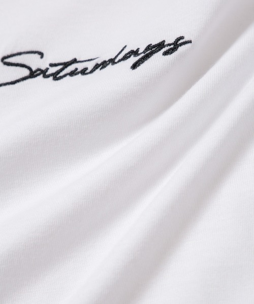 Saturdays NYC(サタデーズ ニューヨークシティ )の「Script Standard SS Tee(Tシャツ/カットソー・メンズ・ホワイト/ブラック・L/M/S/XL/X-SMALL/XXL)」の15枚目の写真