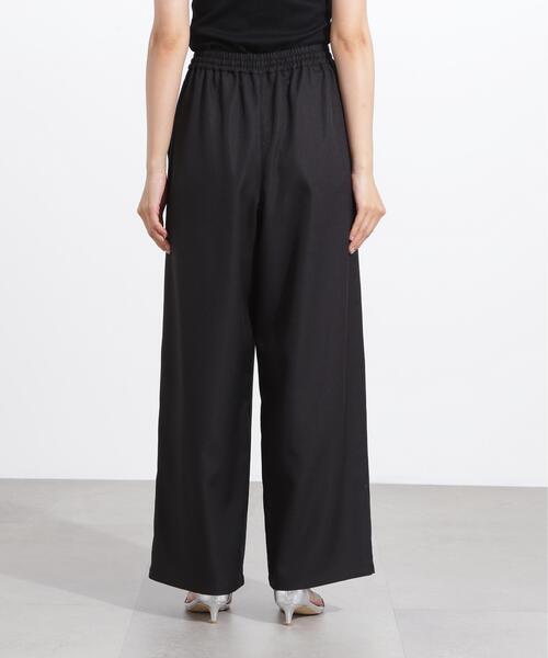 N.（N. Natural Beauty Basic）（エヌエヌナチュラルビューティーベーシック）の「ウエストギャザーイージーパンツ（その他パンツ・レディース・ベージュ/ブラック・MEDIUM）」の14枚目の写真