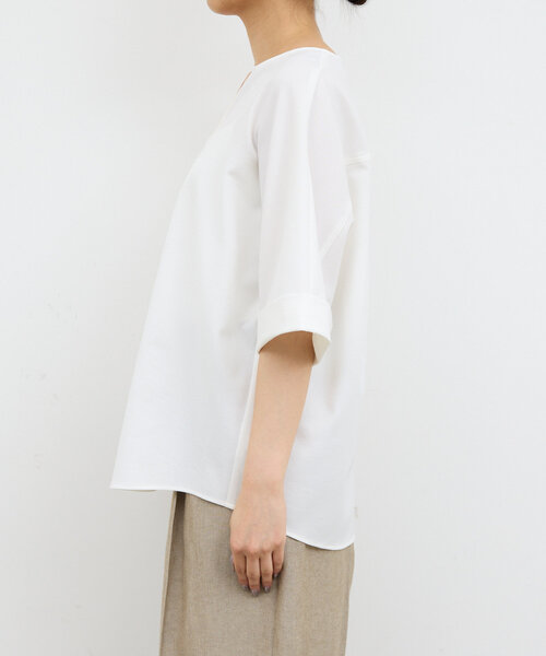 GALLARDAGALANTE（ガリャルダガランテ）の「スキッパーブラウス（シャツ/ブラウス・レディース・ホワイト/ブラック/ネイビー・FREE）」の17枚目の写真