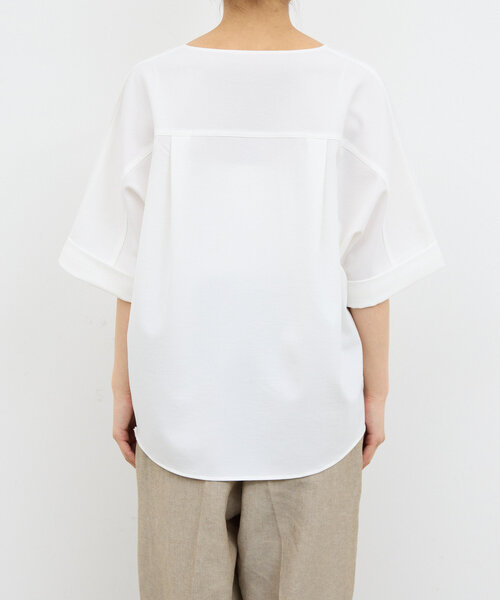 GALLARDAGALANTE（ガリャルダガランテ）の「スキッパーブラウス（シャツ/ブラウス・レディース・ホワイト/ブラック/ネイビー・FREE）」の18枚目の写真