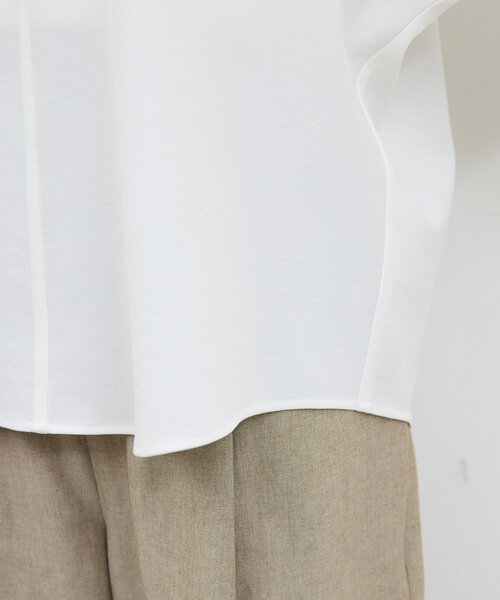 GALLARDAGALANTE（ガリャルダガランテ）の「スキッパーブラウス（シャツ/ブラウス・レディース・ホワイト/ブラック/ネイビー・FREE）」の21枚目の写真