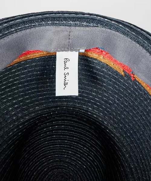 Paul Smith(ポールスミス)の「アーティストストライプ トリルビーハット【150318 930DT】(ハット・メンズ・ブルー/ライトベージュ・FREE)」の5枚目の写真