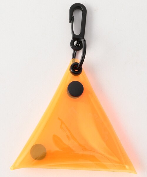 POLeR(ポーラー)の「POLeR/ポーラー PVC TRYANGLE COIN CASE(コインケース・メンズ・ブラック/シルバー/オレンジ・ONE SIZE)」の8枚目の写真