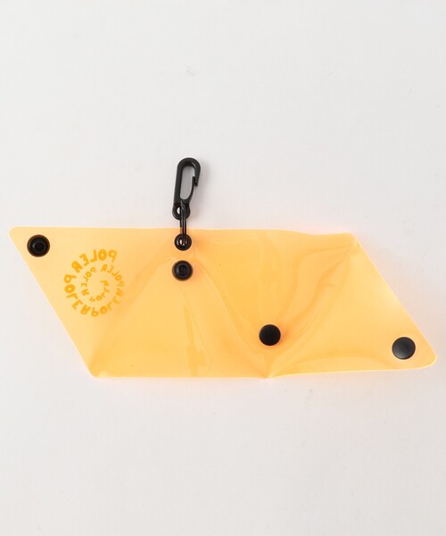 POLeR(ポーラー)の「POLeR/ポーラー PVC TRYANGLE COIN CASE(コインケース・メンズ・ブラック/シルバー/オレンジ・ONE SIZE)」の4枚目の写真