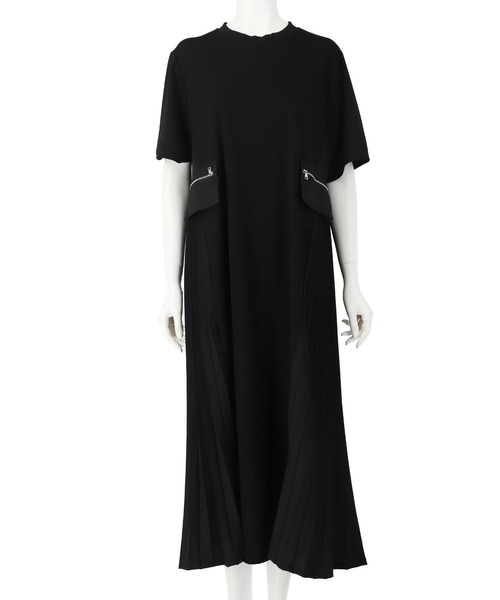 ANAP（アナップ）の「切り替えプリーツTシャツワンピース（ワンピース・レディース・グレー/ブラック・FREE）」の11枚目の写真