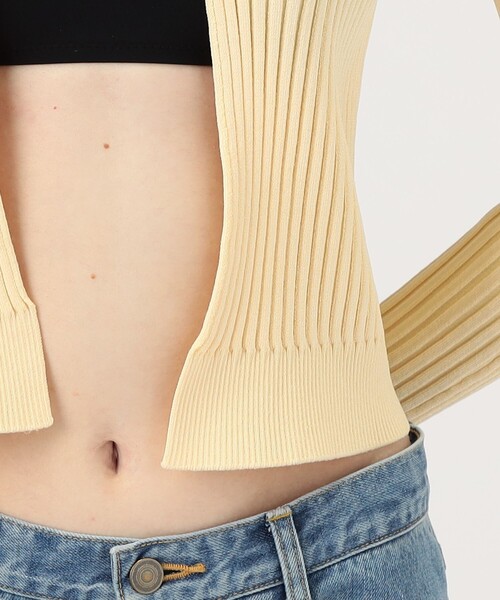 JACQUEMUS（ジャックムス）の「JACQUEMUS LA MAILLE PRALU カーディガン（カーディガン/ボレロ・レディース・ピンク/イエロー/ライトピンク/ブラック・36/34）」の12枚目の写真