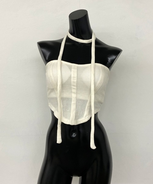 【MUSEdeDeuxiemeClasse】STAND ALONEチューブトップ MUSEdeDeuxiemeClasse】STAND ALONEチューブトップ