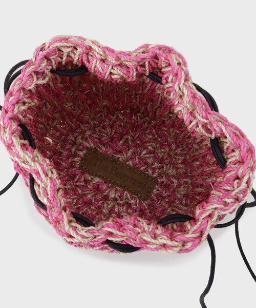 GALLEST（ギャレスト）の「【The Bagmati】ABACA巾着バッグ（ハンドバッグ・レディース・ブラック/イエロー系その他/ピンク系・00）」の14枚目の写真