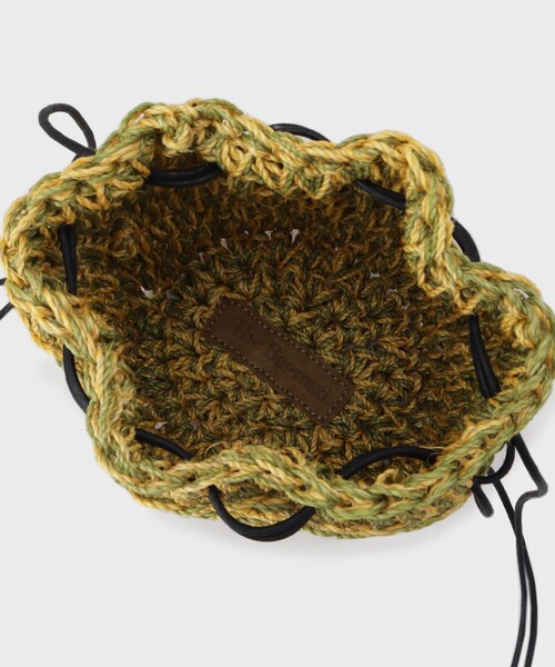 GALLEST（ギャレスト）の「【The Bagmati】ABACA巾着バッグ（ハンドバッグ・レディース・ブラック/イエロー系その他/ピンク系・00）」の16枚目の写真