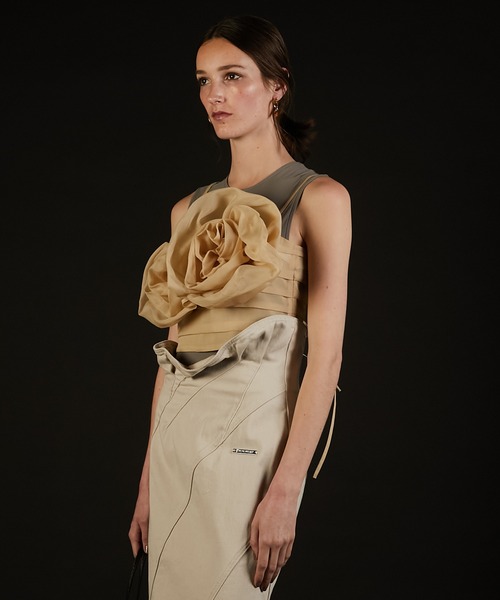 PRANK PROJECT（プランクプロジェクト）の「ローズビスチェ / Rose Bustier（その他トップス・レディース・ブラック/ベージュ・FREE）」の7枚目の写真