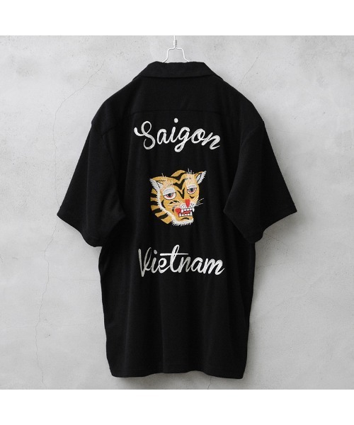 HOUSTON(ヒューストン)の「HOUSTON 41230 PILE BOELING SHIRT(VIETNAM)(シャツ/ブラウス・メンズ・ブラック/ピンク・L/XL/XXL/M)」の1枚目の写真