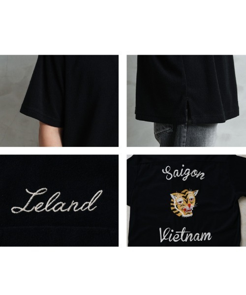 HOUSTON(ヒューストン)の「HOUSTON 41230 PILE BOELING SHIRT(VIETNAM)(シャツ/ブラウス・メンズ・ブラック/ピンク・L/XL/XXL/M)」の4枚目の写真