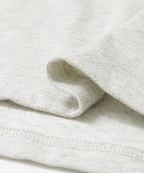 KBF（ケイビーエフ）の「シャーリングプリントTEE（Tシャツ/カットソー・レディース・オフホワイト/ブラック/オートミール・ONE）」の8枚目の写真