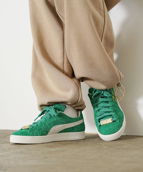 PUMA(プーマ)の「PUMA/プーマ SUEDE スウェード ファットレース スニーカー(スニーカー・メンズ・グリーン/ネイビー/ブラック・28/26/27)」の3枚目の写真