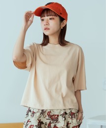 LOS ANGELES APPAREL/ロサンゼルスアパレル 6.5OZ GARMENT DYE CREW NECK CROPPED TEE クロップドTシャツ 秋物 秋服 2026年秋冬