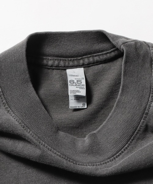 realsyndrome(リアルシンドローム)の「LOS ANGELES APPAREL/ロサンゼルスアパレル 6.5OZ GARMENT DYE CREW NECK CROPPED TEE クロップドTシャツ 秋物 秋服 2026年秋冬(Tシャツ/カットソー・レディース・ベージュ/グリーン/ダークブラウン・L/S)」の11枚目の写真