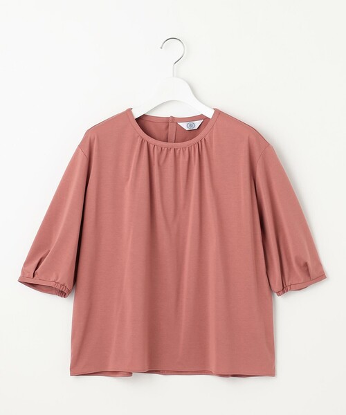 J.PRESS Ladies(J.プレス レディス)の「【洗える】ブラウスライクジャージー カットソー(Tシャツ/カットソー・レディース・ピンク系/ライトグレー系/ブラウン系/ダルブルー系・SMALL)」の10枚目の写真