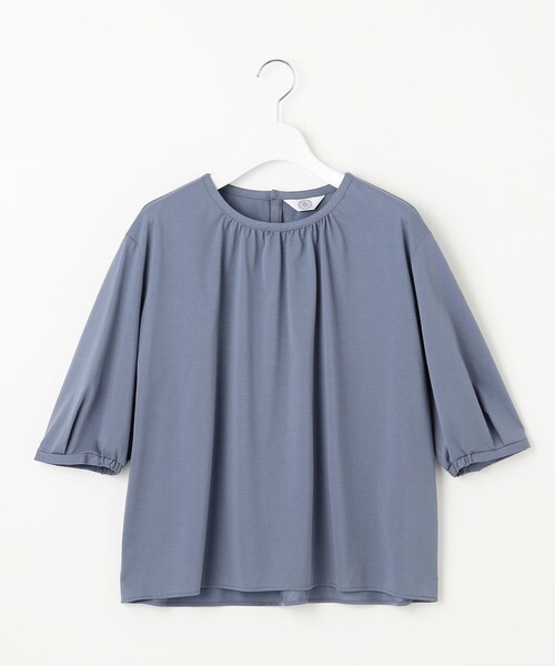 J.PRESS Ladies(J.プレス レディス)の「【洗える】ブラウスライクジャージー カットソー(Tシャツ/カットソー・レディース・ピンク系/ライトグレー系/ブラウン系/ダルブルー系・SMALL)」の13枚目の写真