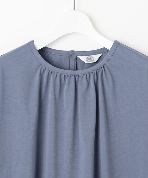 J.PRESS Ladies(J.プレス レディス)の「【洗える】ブラウスライクジャージー カットソー(Tシャツ/カットソー・レディース・ピンク系/ライトグレー系/ブラウン系/ダルブルー系・SMALL)」の15枚目の写真