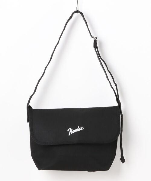 NUMBER (N)INE（ナンバーナイン）の「【NUMBER(N)INE/ナンバーナイン】CANVAS 2WAY SHOULDER BAG（S）/2WAYショルダーバッグSサイズ（ショルダーバッグ・メンズ・ブラック/ホワイト・FREE）」の19枚目の写真