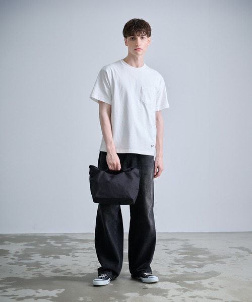 NUMBER (N)INE（ナンバーナイン）の「【NUMBER(N)INE/ナンバーナイン】CANVAS 2WAY SHOULDER BAG（S）/2WAYショルダーバッグSサイズ（ショルダーバッグ・メンズ・ブラック/ホワイト・FREE）」の21枚目の写真
