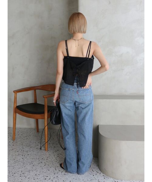 Ungrid(アングリッド)の「ウエストデザインリメイクデニム(デニムパンツ・レディース・ブルー・26inch/25inch/24inch)」の9枚目の写真