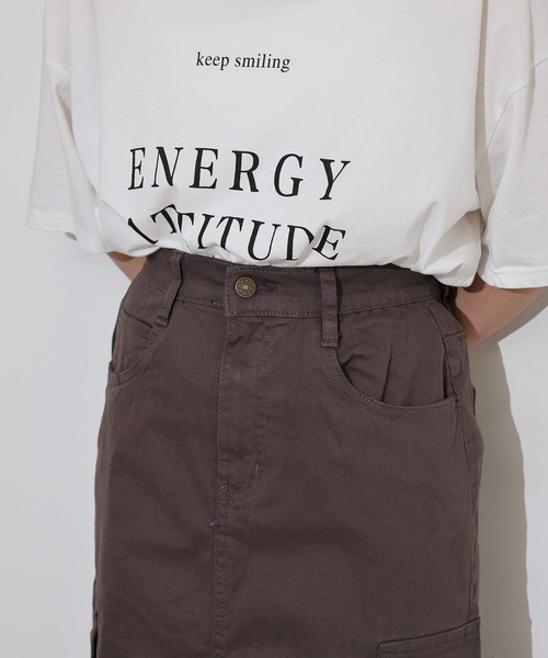 atONE(アットワン)の「ツイルカーゴスカート(スカート・レディース・ブラック/カーキ/チャコールグレー・L/M/LL)」の19枚目の写真