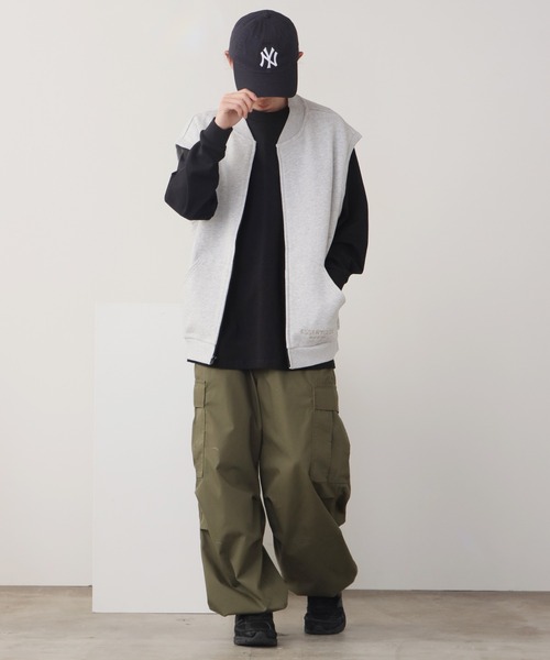 FOG ESSENTIALS（エフオージーエッセンシャルズ）の「FOG ESSENTIALS/エッセンシャルズ FULL ZIP SS SWEAT VEST ベスト メンズ 夏物 夏服（ベスト・メンズ・ヘザーグレー/タン・XL/L/M/S）」の20枚目の写真