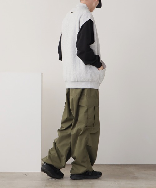 FOG ESSENTIALS（エフオージーエッセンシャルズ）の「FOG ESSENTIALS/エッセンシャルズ FULL ZIP SS SWEAT VEST ベスト メンズ 夏物 夏服（ベスト・メンズ・ヘザーグレー/タン・XL/L/M/S）」の21枚目の写真