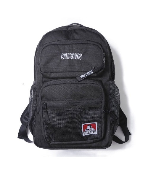 BEN DAVIS(ベンデイビス)の「BEN DAVIS ベンデイビス CLASS DAYPACK BDW-8306(バックパック/リュック・レディース・ブラック×ホワイト/ブラック×レッド/ブラック×グリーン・FREE)」の2枚目の写真