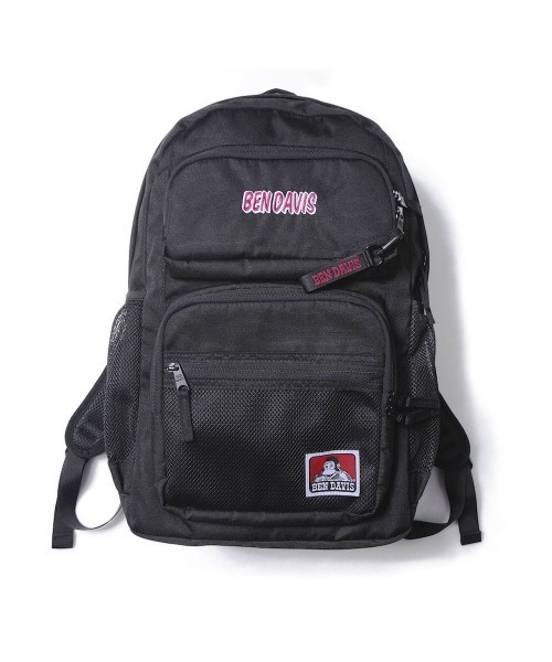 BEN DAVIS(ベンデイビス)の「BEN DAVIS ベンデイビス CLASS DAYPACK BDW-8306(バックパック/リュック・レディース・ブラック×ホワイト/ブラック×レッド/ブラック×グリーン・FREE)」の1枚目の写真