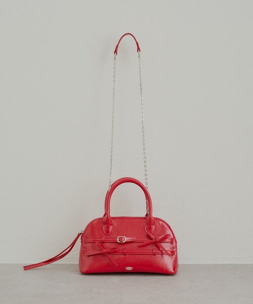 Chico（チコ）の「リボンベルトボストンバッグ（ボストンバッグ・レディース・ブラック/アイボリー/ブラウン/レッド・FREE）」の18枚目の写真