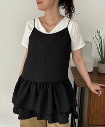 【WEB限定】【前後2WAY】フリルキャミチュニック